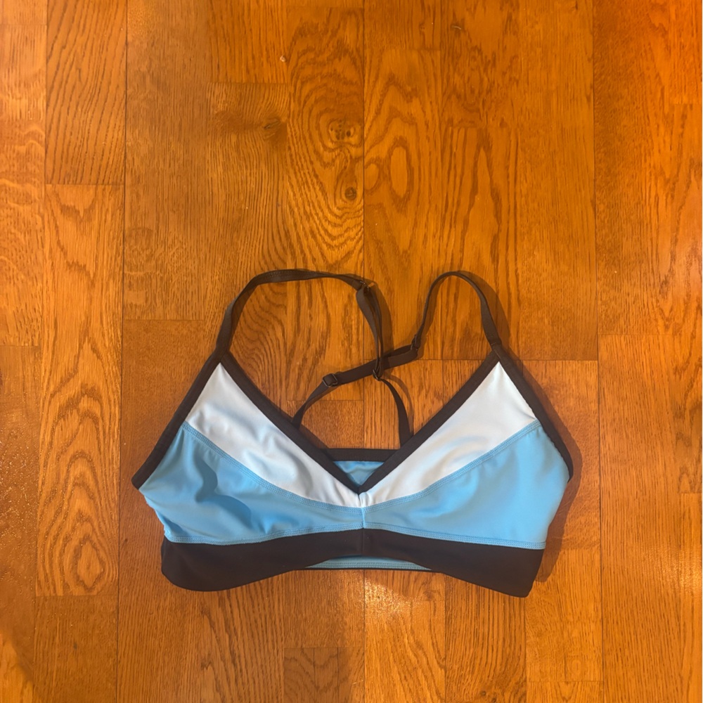 P.E Nation Blue and Brown Bra